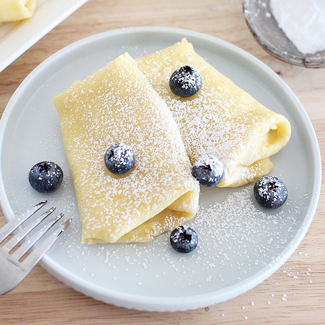 crepes ripiene di ricotta