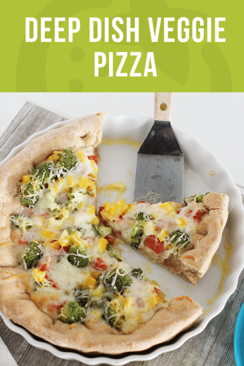 Deep Dish Veggie Pizza | Healthy Ideas and Recipes for Kids