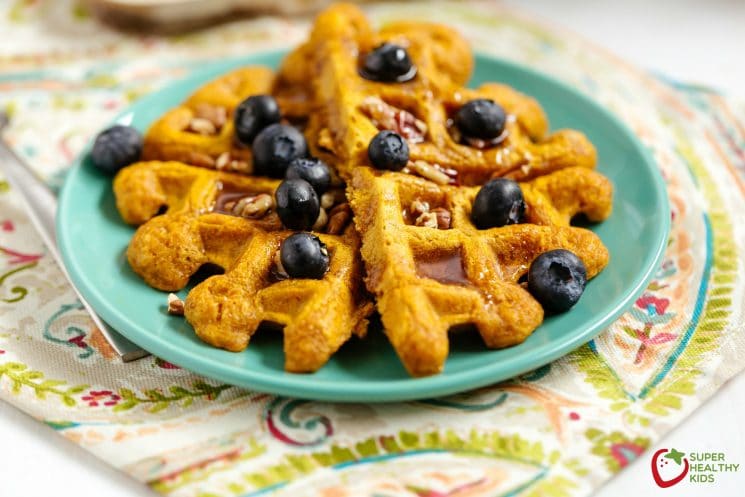 Pumpkin Waffles Recipe. A great way to boost breakfast!