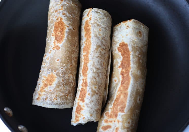 Warm Banana Roll-ups. Warm and crispy! These Banana Roll Ups have been super popular with our readers!