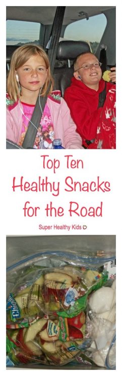 Top Ten Healthy Snacks for the Road. Road tripping? Bring along your healthy snacks!