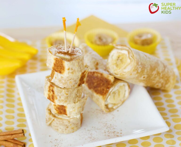 Warm Banana Roll ups 2 — Health, Kids