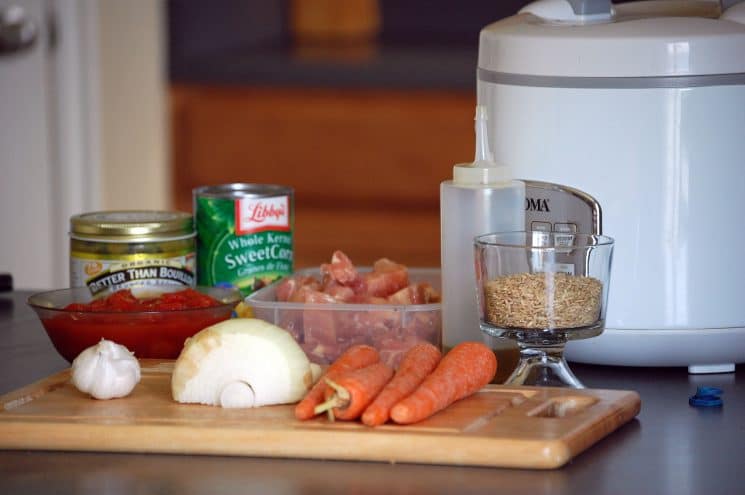 Taco Soup in the Rice Cooker. We love this way of cooking taco soup! Perfect bridge between crockpot and stove top, when you only have 45 minutes you can't be in the kitchen!