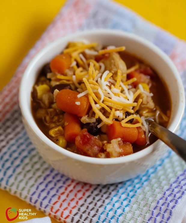 Taco Soup in the Rice Cooker. We love this way of cooking taco soup! Perfect bridge between crockpot and stove top, when you only have 45 minutes you can't be in the kitchen!