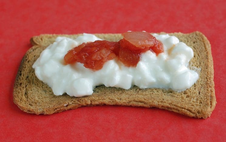 cottage cheese and salsa