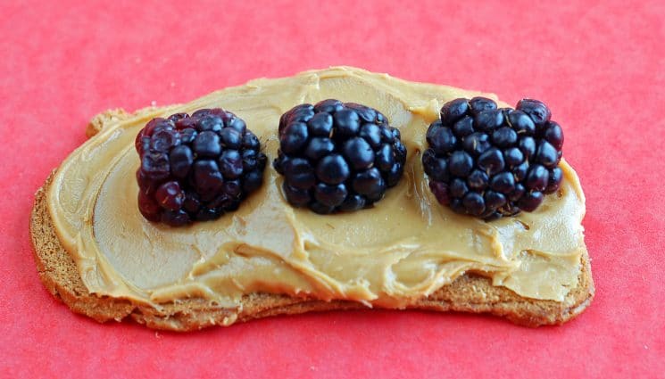 peanut butter and berry