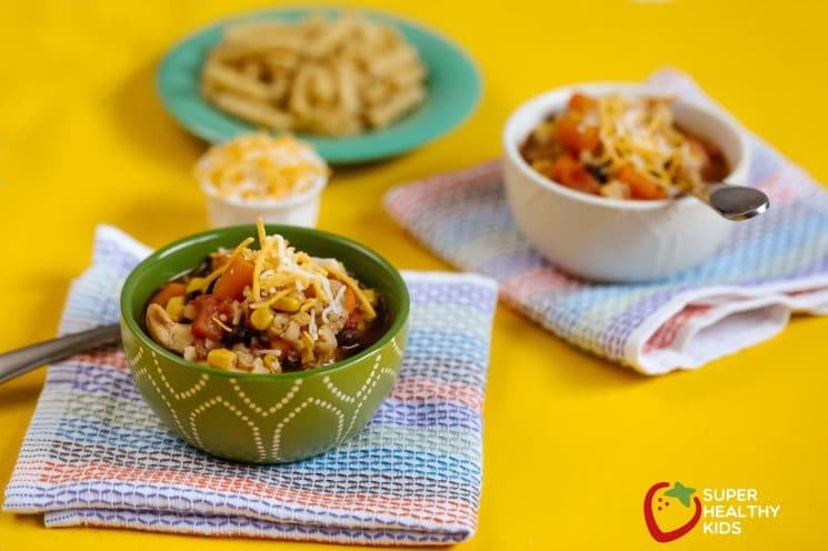 Taco Soup in the Rice Cooker. We love this way of cooking taco soup! Perfect bridge between crockpot and stove top, when you only have 45 minutes you can't be in the kitchen!