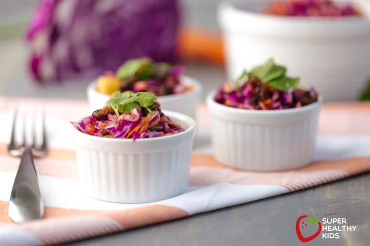 Baja Veggie Coleslaw. This side dish is packed with benefits!