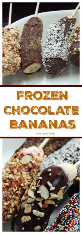 FOOD - Frozen Chocolate Bananas. Fancy Frozen Treat! https://www.superhealthykids.com/the-roskelley-rsquo-s-banana-stand/