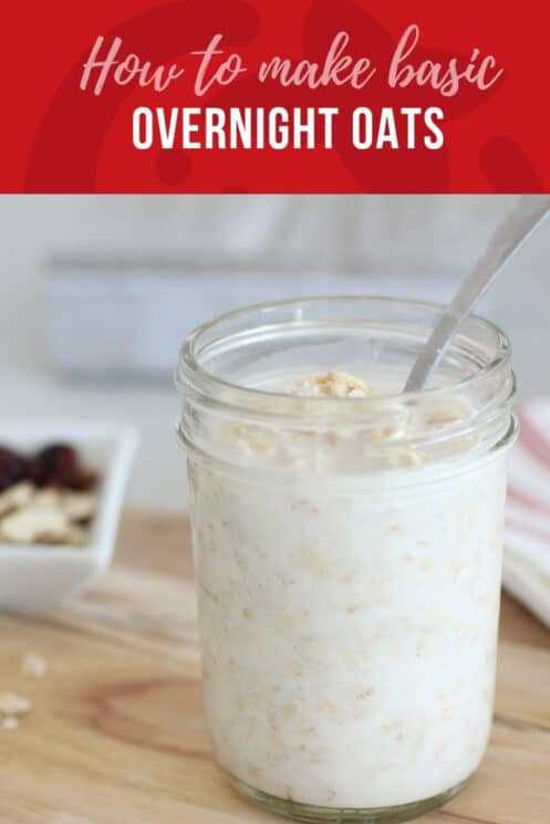 how to make basic overnight oats