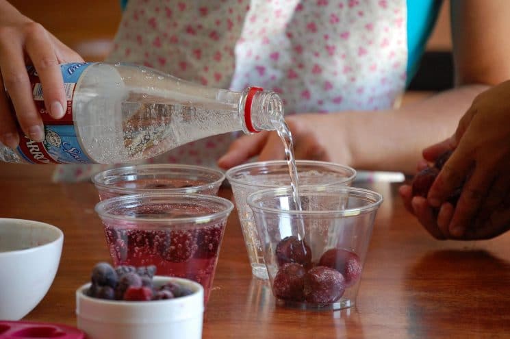 Cherry Cocktail Recipe. The cherries are coming to an end here in Utah. Good thing we froze a few bags of them for this healthy- and totally fancy, drink!