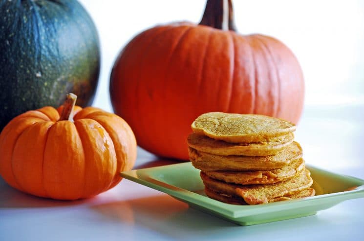 High Protein Pumpkin Pancakes. Get pancakes your kids will love without sacrificing nutrition!