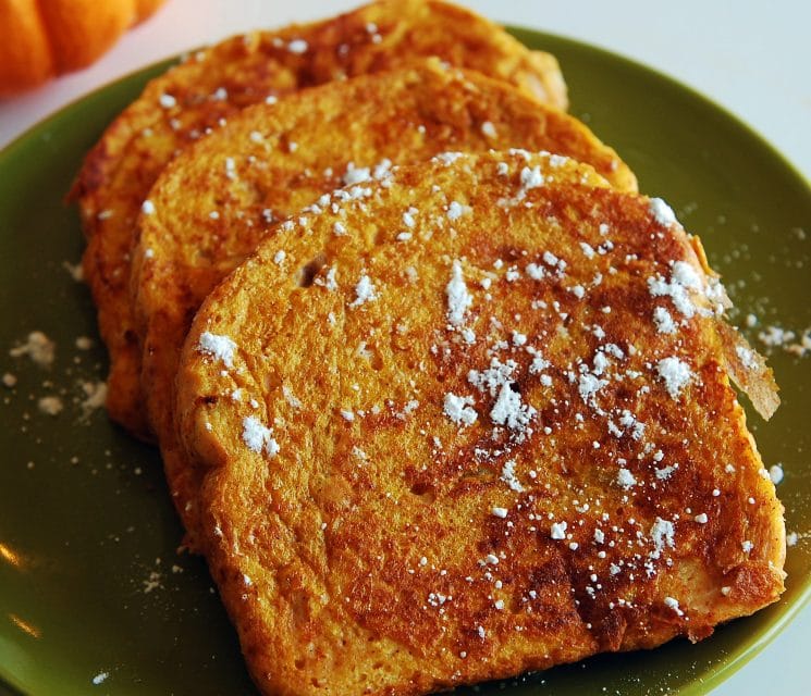 Frenchy Pumpkin Toast. Here's a way to pumpkin french toast in 5 minutes