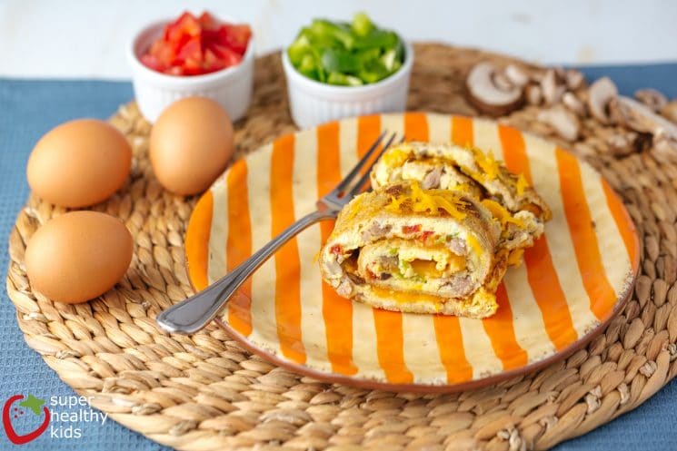 Baked Omelet Roll-Up