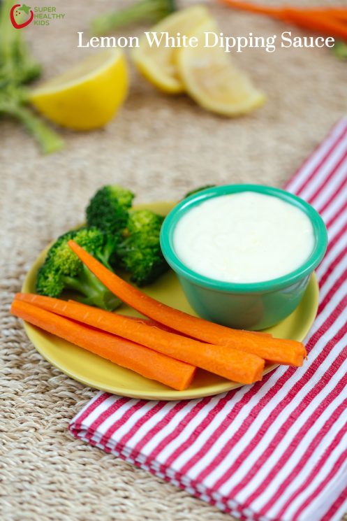 Broccoli dip {Lemon White Sauce}. Broccoli's new best friend!