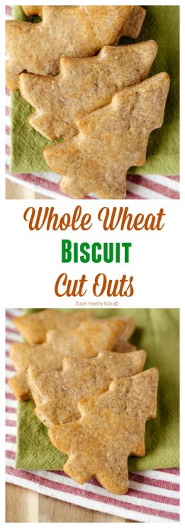 Whole Wheat Biscuit Cut Outs. 4 reasons why your kids need whole wheat...and some yummy biscuits to try! https://www.superhealthykids.com/christmas-in-a-biscuit/