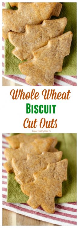 Whole Wheat Biscuit Cut Outs. 4 reasons why your kids need whole wheat...and some yummy biscuits to try! https://www.superhealthykids.com/christmas-in-a-biscuit/