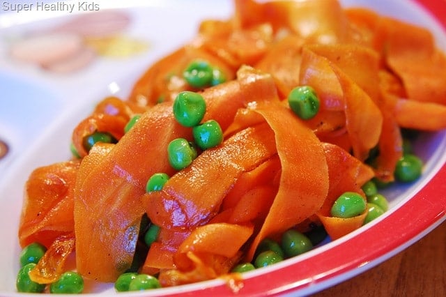 carrots and peas