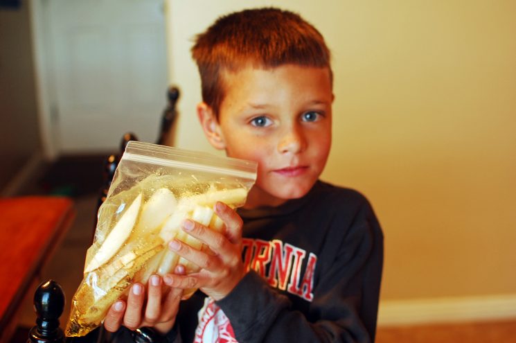 Jicama Fries. Easy, no-bake, raw fries! We love this snack because it's easy PLUS it's good for kids