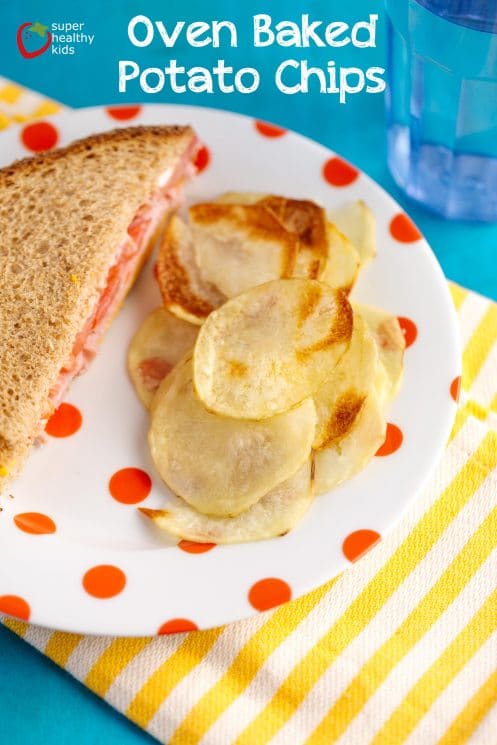 Oven Baked Potato Chips Recipe. Send homemade potato chips to school! Once you get the hang of it, they're a snap!