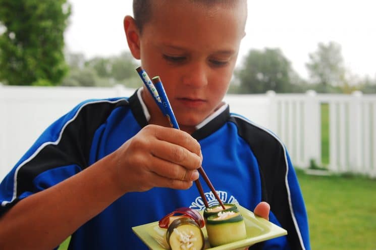 Party Food: Fruit Sushi. These make a great after-school snack!