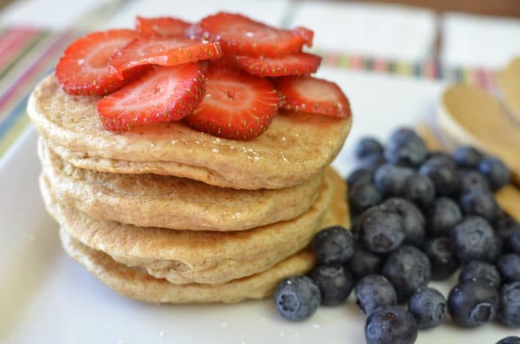 Fluffy Cauliflower Pancakes. Make your kids favorite food & increase vitamin C, fiber, and antioxidants!