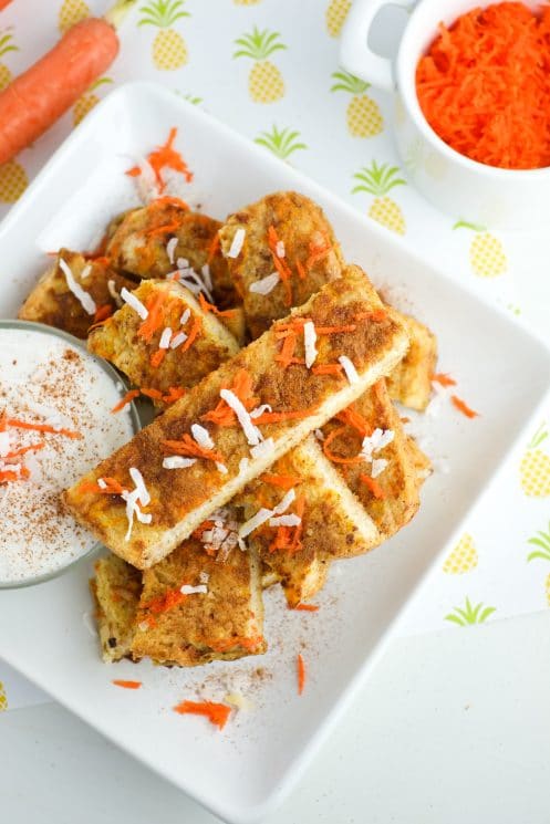 Easy healthy breakfast - carrot cake french toast sticks! | Super Healthy Kids | Food and Drink