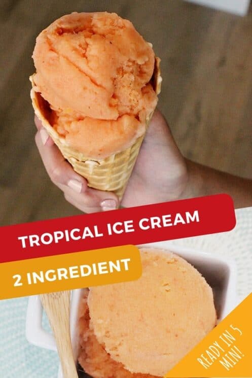 healthy tropical ice cream