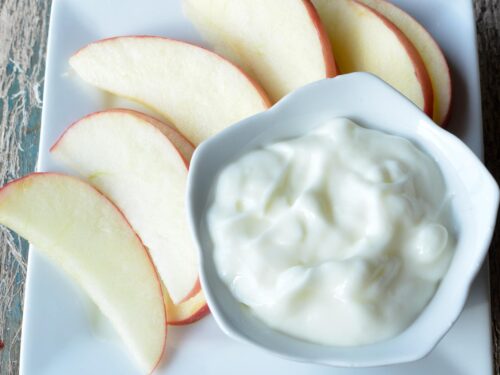 Apples & Yogurt Dip - Super Healthy Kids