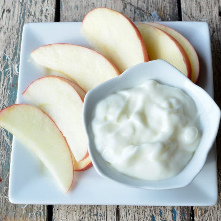 Apples & Yogurt Dip Super Healthy Kids