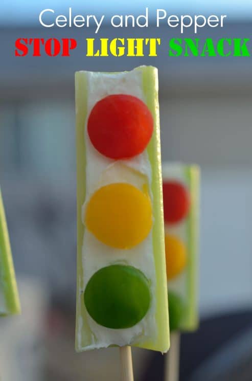 Healthy #Snack for Kids Stoplight Celery