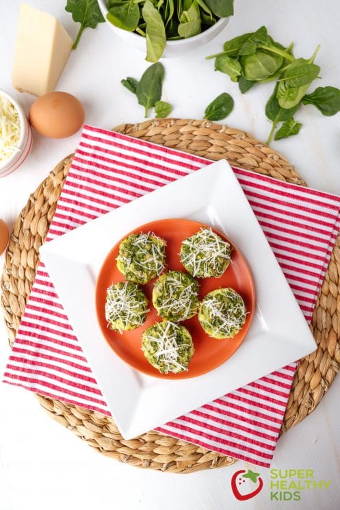 Cheesy Spinach Bites Recipe. Packed with nutrition and super yummy!