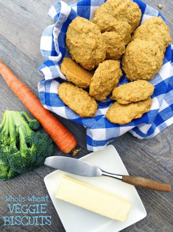 Whole Wheat Veggie Biscuits