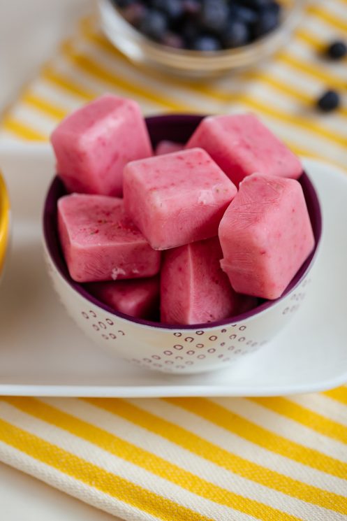 FroYo Bites. These are creamy, full of fruit and a snack kids love!