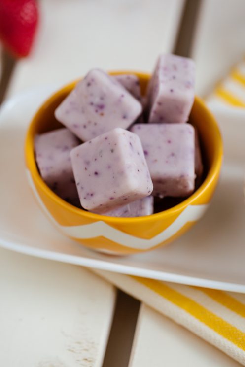 FroYo Bites. These are creamy, full of fruit and a snack kids love!