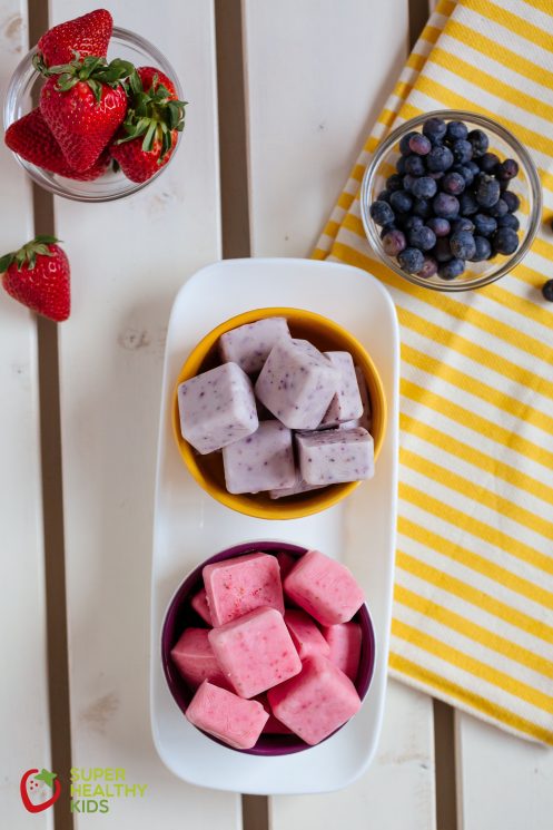 FroYo Bites. These are creamy, full of fruit and a snack kids love!