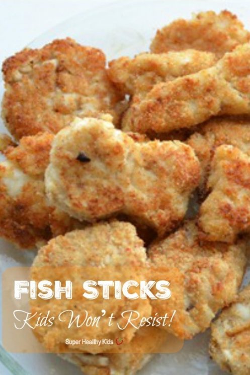 Fish Sticks Kids Won't Resist! This recipe will make sure your kids don't miss out on essential nutrients! https://www.superhealthykids.com/fish-sticks-kids-won-rsquo-t-resist/