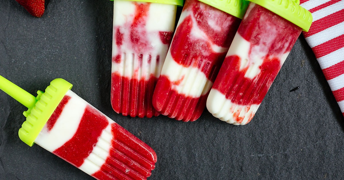 Homemade Strawberry Creamsicles Homemade Strawberry Creamsicles