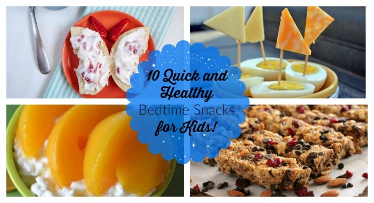 the best list of quick and healthy bedtime night time snacks