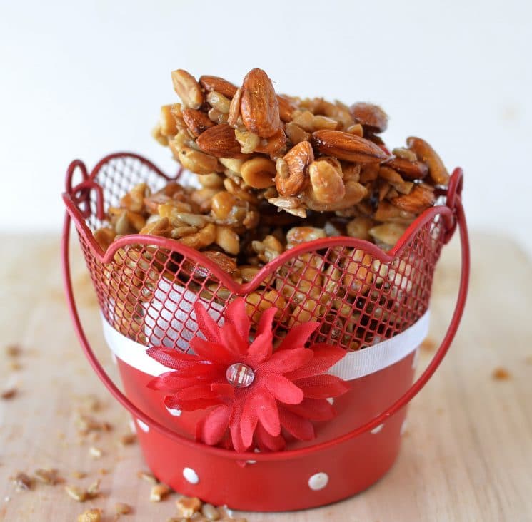 Sweet Nut Clusters Recipe. Crunchy, sweet, and full of healthy nuts- this snack is one we make more often than any other!