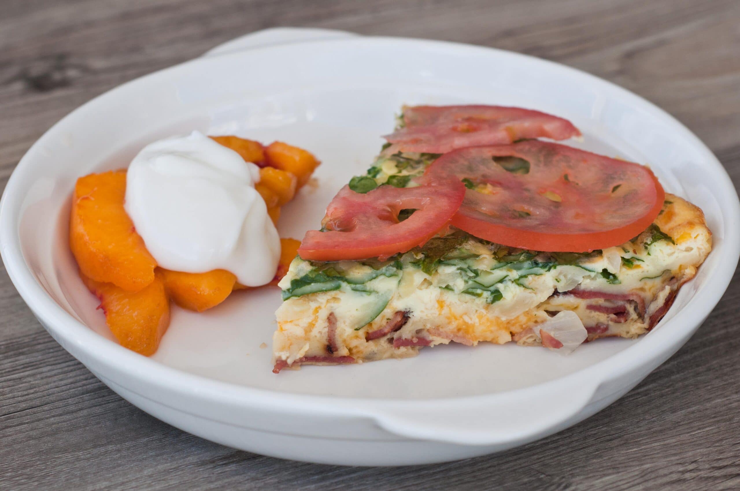 Turkey Bacon Crustless Quiche Super Healthy Kids