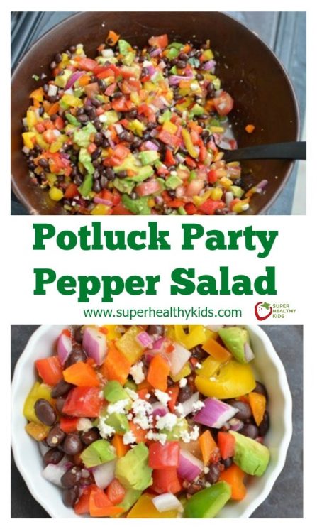 Potluck Party Pepper Salad. Bring this to your next potluck!