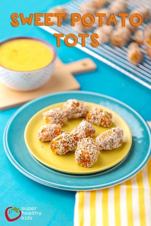 Sweet Potato Tots Recipe. More vitamins than tater tots- SWEET POTATO TOTS!