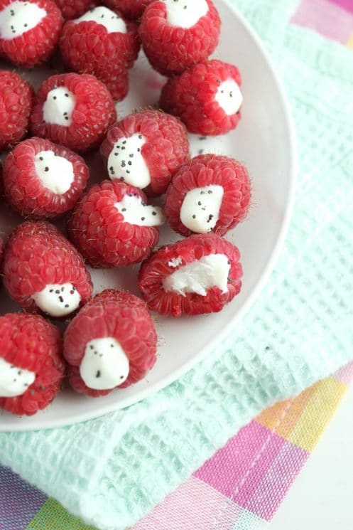 Frozen Yogurt Raspberries | Homemade Fruit Snack | Super Healthy Kids | Food and Drink