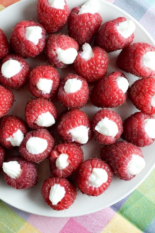 Frozen Yogurt Raspberries | Homemade Fruit Snack | Super Healthy Kids | Food and Drink