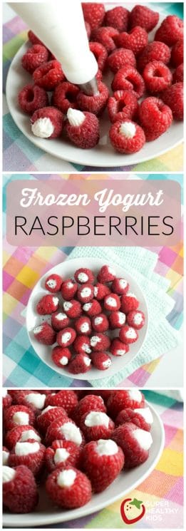 Frozen Yogurt Raspberries | Homemade Fruit Snack | Super Healthy Kids | Food and Drink