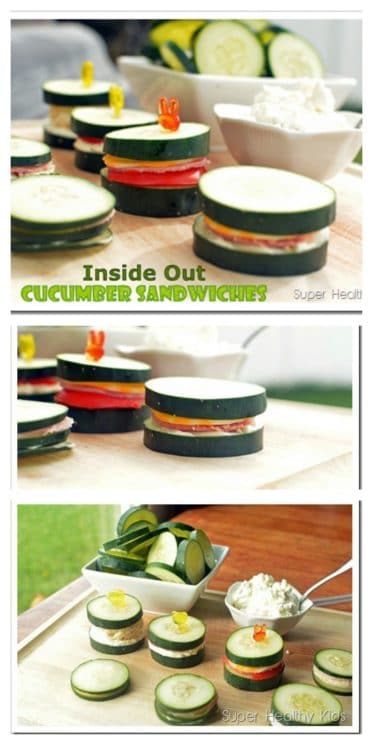 Inside Out Cucumber Sandwiches