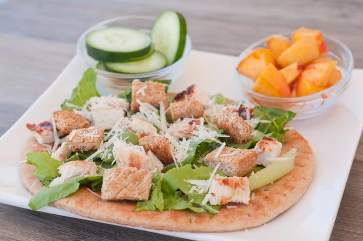 Chicken Caesar Flatbread Pita — Health, Kids