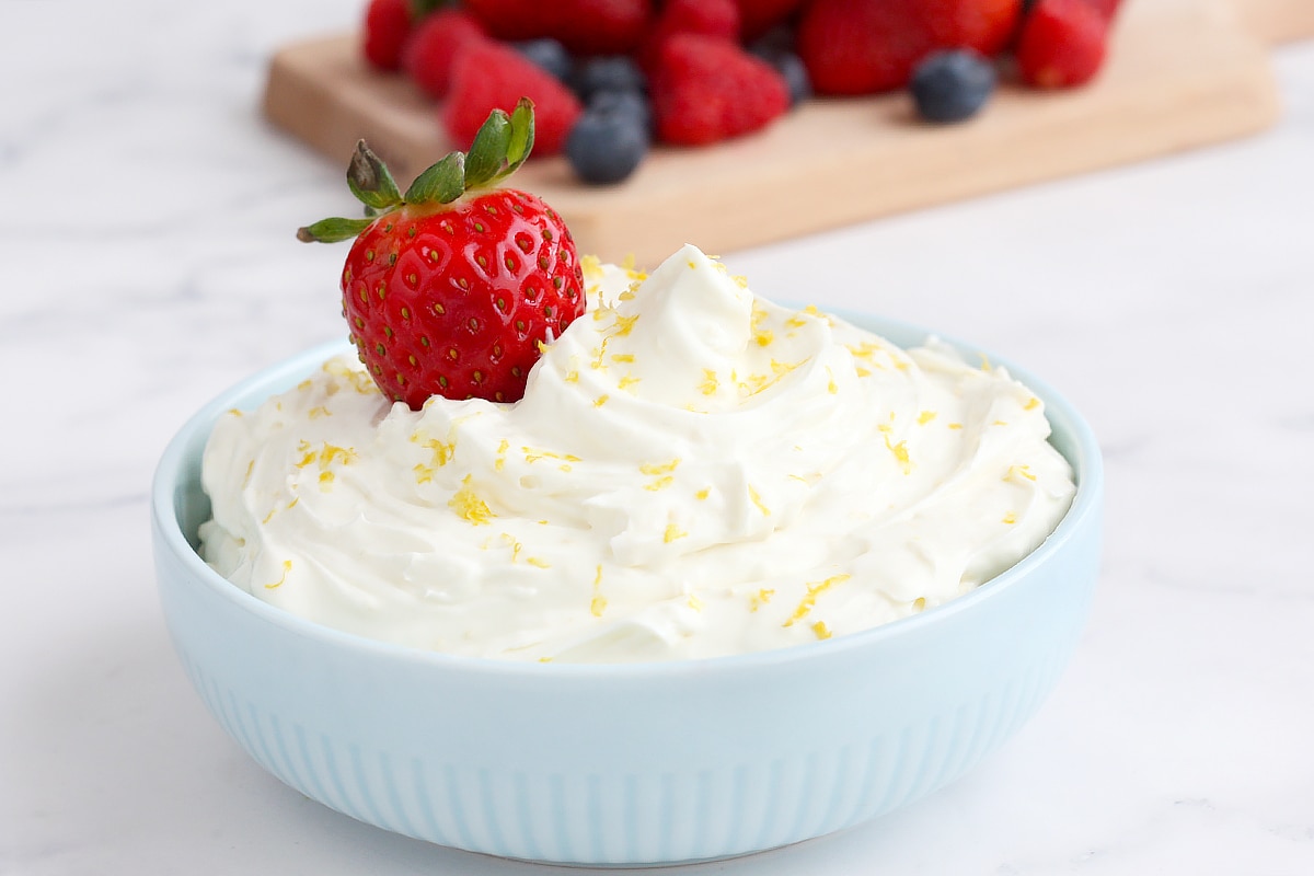 Creamy Lemon Fruit Dip