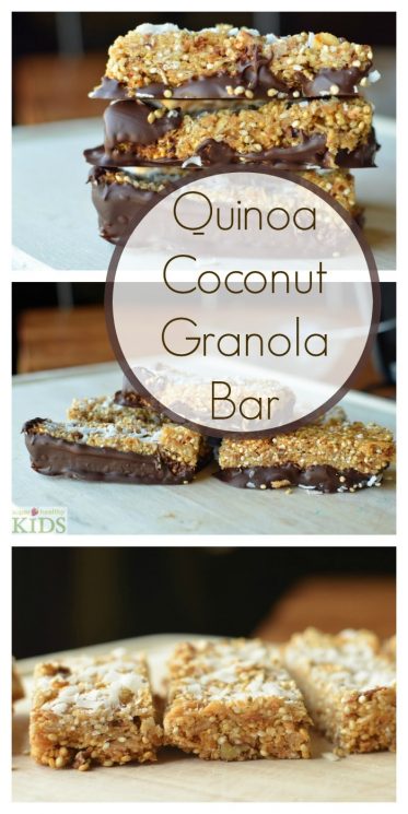 Quinoa Coconut Granola Bar Recipe - Super Healthy Kids